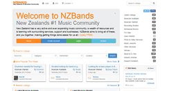 Desktop Screenshot of nzbands.co.nz